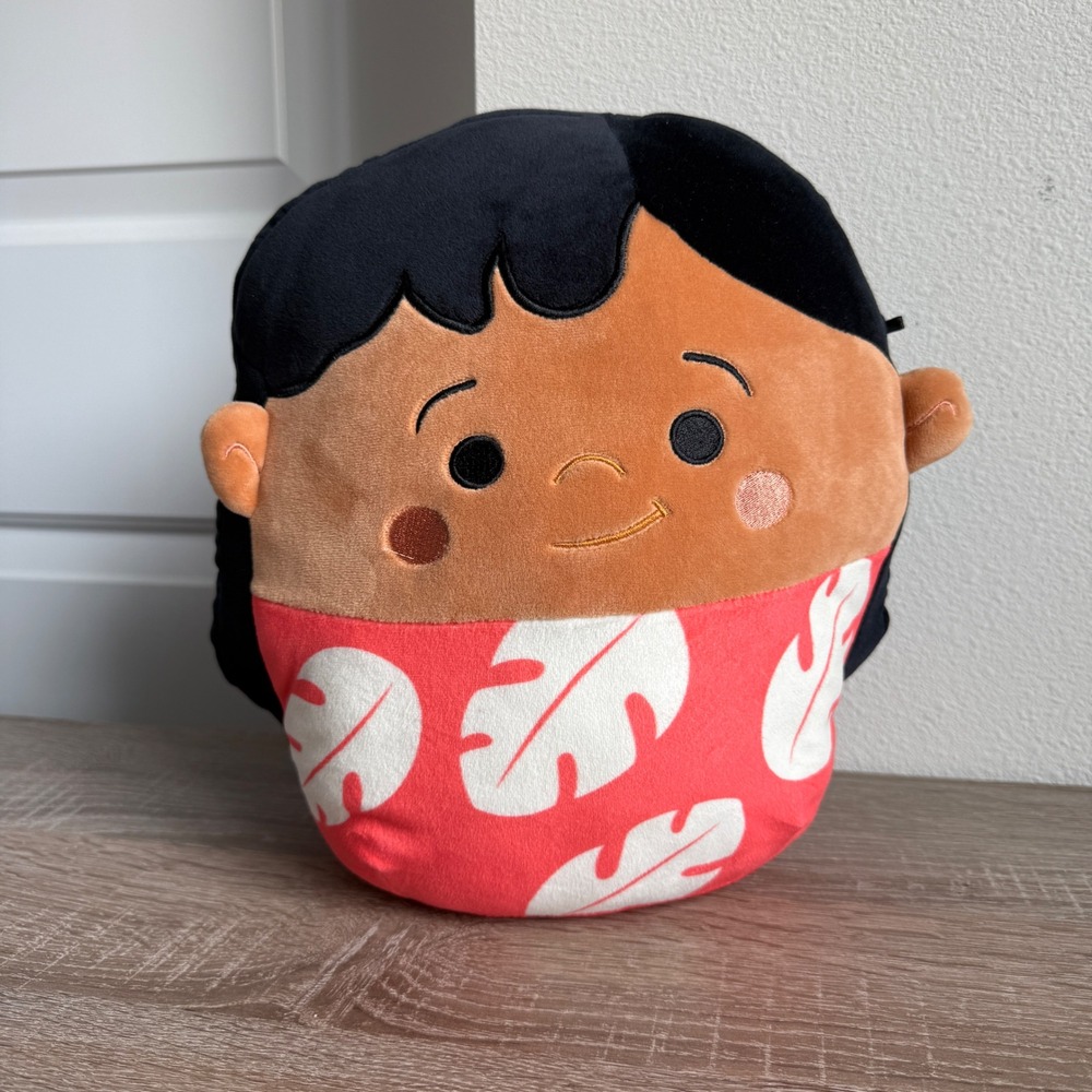 Disney Squishmallow Lilo and Stitch 8 Inch Plush Kellytoy Red Leaf Dress SQK2242